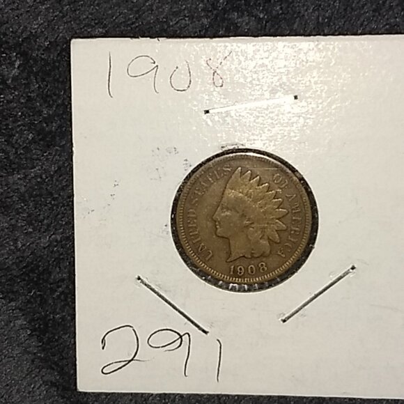 Lot of 9 1900's Indian Head Pennies... Nice Details... In Protective Sleeves - Picture 9 of 10